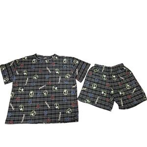Men’s Snoopy 2pc Pajama Shorts Set